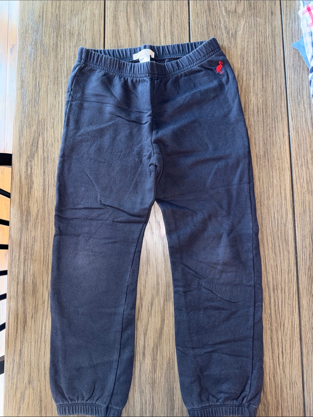 The Beaufort Bonnet Company Navy Joggers with Red Pelican